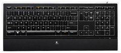 Клавиатура Logitech Illuminated USB (клавиши с подсветкой, плоский дизайн) BOX