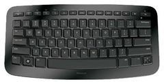 Клавиатура Microsoft Arc  (USB, FM, 3 multimedia btn, 2xAAA, slim design, case) Retail
