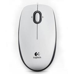 Mouse Logitech M100 USB White (1600dpi, optical, 3btn+Roll) Retail  
