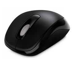 Mouse Microsoft Wireless 1000 (1000dpi, optical, FM, 3btn+Roll, 1xAA, nanoreceiver, Mac/Win) Retail  
